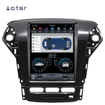 Tesla styel Android 9 кола DVD плейър GPS навигация за Ford Mondeo Fusion MK4 2011-2013 Радио Coche multimedia palyer главното устройство