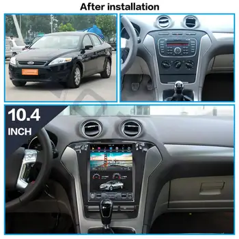 Tesla styel Android 9 кола DVD плейър GPS навигация за Ford Mondeo Fusion MK4 2011-2013 Радио Coche multimedia palyer главното устройство