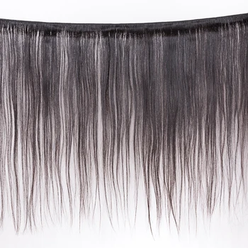 Мока коса 10А бразилски директни девствени косата 3шт с 1pcs дантела пред закриване 13 * 4 отбеленный възел човешка коса