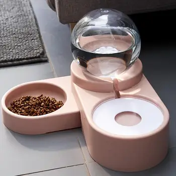 1.8 L Bubble Cat Automatic Устройство Пет Bowls подвижна не мокър устата на котката на кучето Вода за пиене купа диспенсер за хранене на домашни любимци