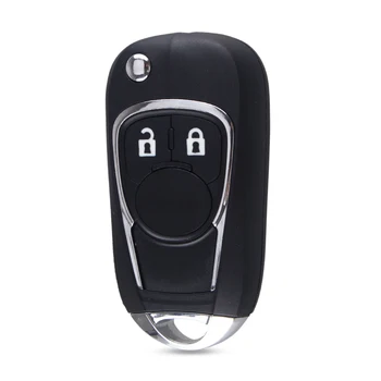 KEYYOU 2 Button Modified Folding Flip Remote Car Key Shell за CHEVROLET Spark Epica Love Sail Auto Key Case Left/Right Blade