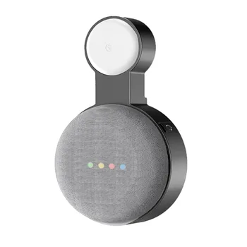 Преносим лесно за инсталиране на интелигентни говорител аксесоар, изход монтиране на стена шкаф Закачалка, държач за Google Nest Mini Smart Speaker