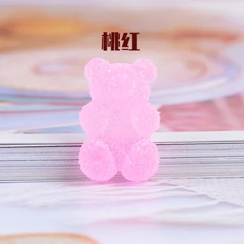 30шт японски мини бонбони смола кабошон плоски гърба на мечката форма за моделиране на фалшиви бижута хранене САМ scrapbooking телефон декор