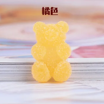 30шт японски мини бонбони смола кабошон плоски гърба на мечката форма за моделиране на фалшиви бижута хранене САМ scrapbooking телефон декор