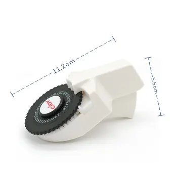 Бяла щампа създател на лейбъл за MOTEX E101 версия на повдигане CIDY C101 Миниая САМ ръчна пишеща машина приспособена за лента на етикета 9mm 3D