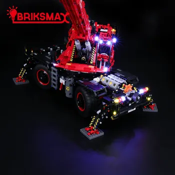 BriksMax Led Light Up Kit For 42082 Техника Series Груб Terrain Crane ，(не включва модела)