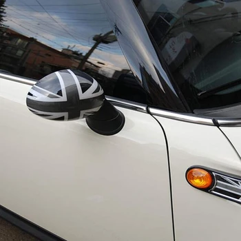 Капачки на страничните огледала капачки за Mini Cooper R55-R61 (покриване на страничните огледала крило с автоматично разгъване мощност) капаци на огледалата за обратно виждане врати Stic