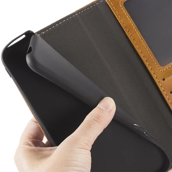 Флип-Надолу Капачката, За Да Doogee S95 Pro Business Leather Case Luxury With Magnet Портфейла Case For Doogee S95 Phone Cover