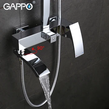 GAPPO баня вана кран месинг басейна кран смесител за басейна кран водопад смесител вана душ система