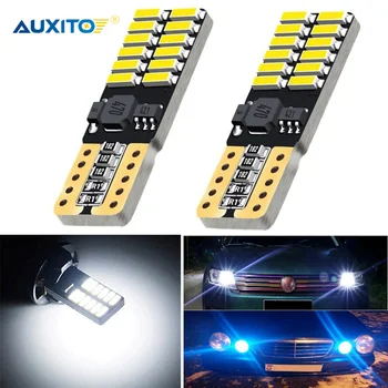 AUXITO 2x T10 W5W LED Canbus без грешки автомобилни led габаритни светлини за Mercedes Benz W203 W204 W169 W208 W209 W210 W211 W212