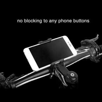 Планински велосипед МТВ алуминиев калъф телефон мотоциклет мобилен телефон на кормилото за определяне на люлката регулируема не се / въртящи се на 360
