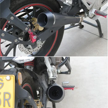 ZS MOTOS 51 мм, Мотоциклет, скутер изпускателна тръба Moto Escape GP гърне на ауспуха за M4 за повечето мотокрос Dirt Bike Cross ATV Slip on