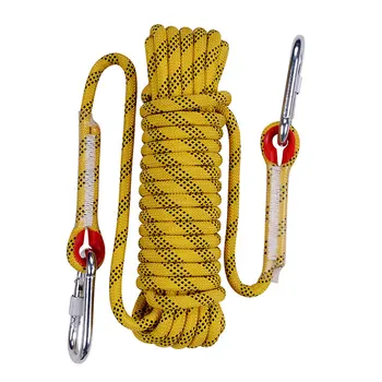 Найлон катерене оцеляване пожарна стълба кабел висока якост на сигурността на къмпинг въже туризъм, скално катерене въже с диаметър 10 мм рок ремък
