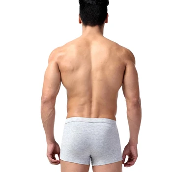 4XL-големият размер мъжки Underwear хладен гащи Вълк печат модални U калъф Underware мъжки боксерки гащи са удобни боксови шорти