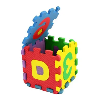 36Pcs Дете Детето номер азбука пъзел пяна математика забавни играчки подарък за деца спад доставка годишнина Sale-40