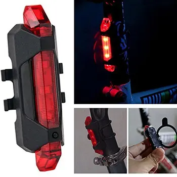 Електрически скутер задни опашката фенерче лампа USB Night Факел предупреждение светлина за Xiaomi Mijia M365 Ninebot електрически скутер