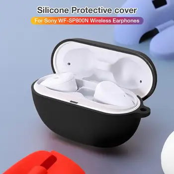 За безжични слушалки Sony WF-SP800N силиконов защитен калъф пътна чанта за носене на защитно покритие за слушалки, протектор на корпуса