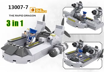 8 в 1 голям самолетоносач 3D модел на градивните елементи на вмс подводницата военен кораб военен флот, морски кораб Каго играчка за деца момче