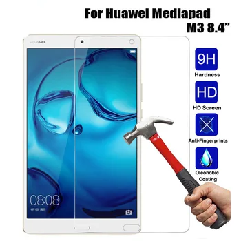 Закалено Стъкло За Huawei Mediapad M3 8,4-Инчов Таблет Screen Protector Защитно Фолио