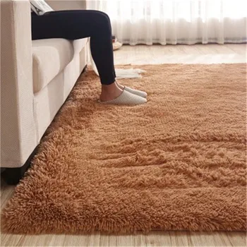 Безплатна доставка на 80 x 120 см сгъстено измити коприна коса нескользящий килим хол килим, холна маса одеяло спалня килимче за йога