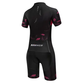 Pro Team Триатлон Suit Women ' s Cycling Short sleeve Jersey Skinsuit гащеризон Maillot Cycling Ropa ciclismo set бягане плуване