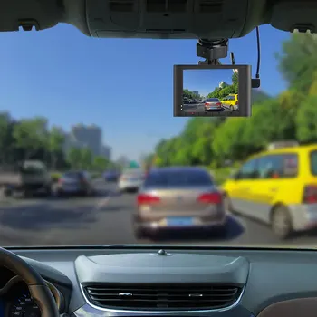 YI Nightscape Dash Camera HD 1080P автомобилен видеорекордер с 2,4-инчов LCD екран 140 широкоъгълен обектив за нощно виждане арматурното табло, камера за кола