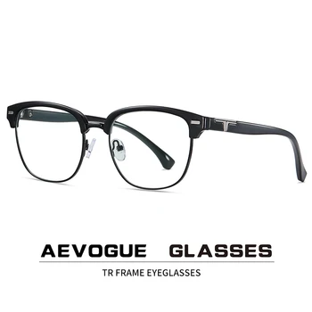 AEVOGUE човек анти-синя светлина точки жена очила оптична рамка на компютърни очила предписани очила AE0925
