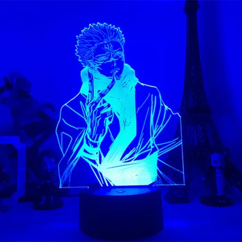 Аниме Jujutsu Kaisen Led Night Light Ryomen Sukuna лампа за спалня Декор подарък за рождения Ден на светлината Jujutsu Kaisen притурка