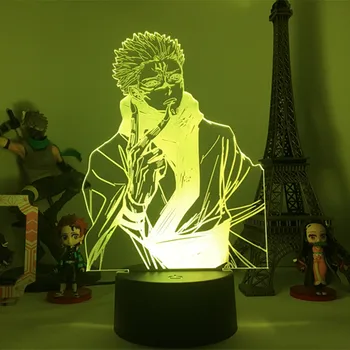 Аниме Jujutsu Kaisen Led Night Light Ryomen Sukuna лампа за спалня Декор подарък за рождения Ден на светлината Jujutsu Kaisen притурка