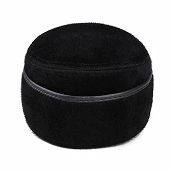 SILOQIN Winter средна възраст и на възрастните мъже топли уши протектори военна шапка проста дива мода нови обикновена плоски шапки Папина шапка