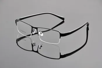 DEDING 60MM Business oversize Eyewear Frame Super Large Optical Eyeglasses Half Frame Big Head Metal Big Size Glasses DD1455