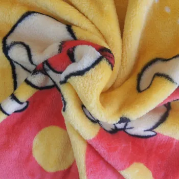 Дисни новородено Мечо Пух фланела 70x100 см одеяло момчета момичета детски децата на легло, разтегателен пътуване за подарък за Рожден Ден