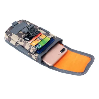 Открит Tactial Molle телефон кобур поясная чанта чанта програма жилетка карта на превозвач чанта мини многофункционална кука контур пътна чанта