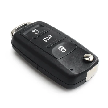 KEYYOU 5K0 837 202AD Remote Car Key 434MHz ID48 Chip for VW Volkswagen GOLF, Tiguan PASSAT Polo Jetta Beetle Auto Key 5K0837202AD