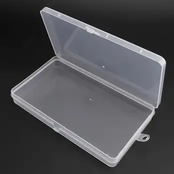 4шт прозрачна пластмасова кутия за съхранение на оборудването кутия за инструменти контейнер за събиране на части на корпуса бижута телефон аксесоари кутия с капак