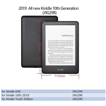 За Amazon Kindle 10th Generation 2019 калъф за Amazon New Kindle 10th Generation 2019 e-reader ebook funda capa film+pen