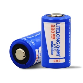 6 бр./лот 880 mah 3 в LiFePO4 акумулаторна батерия далекомер помещение CR2 батерия литиеви батерии