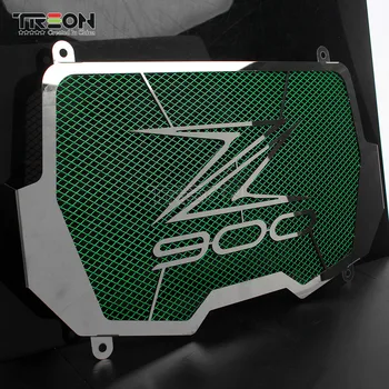 Зелена Решетка Защитно Покритие За Kawasaki Z900 Z 900 2017 Неръждаема Стомана Радиатор Резервоар Рамка Декоративна Капачка
