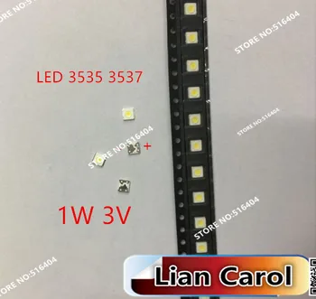 220 бр. За SAMSUNG, Оригинални led LCD телевизор осветление приложение LED 3537 3535 светлина мъниста хладен бял с висока мощност 1 W 3 в 110LM