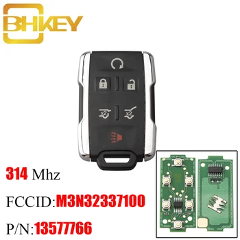 BHKEY5+1Buttons дистанционно ключ за кола за GMC Yukon XL-2018 314 Mhz за Chevy Tahoe Suburban M3N-32337100 13577766 ключовете за колата