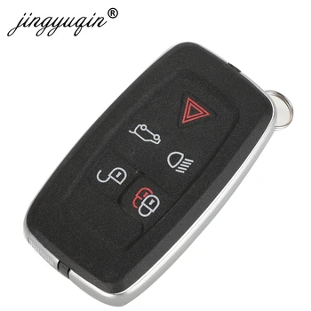 Jingyuqin 315 mhz / 433 Mhz 5 бутона за дистанционно ключодържател за Land Rover LR4 Range Rover Evoque Sport Kobjtf10a ключ за управление