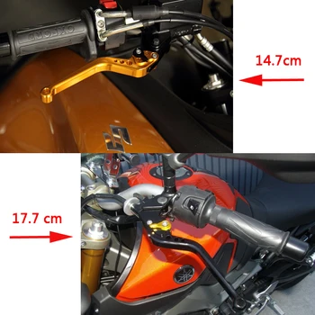 CNC алуминиев регулируем мотоциклет спирачни дискове за съединител за HYOSUNG GD250 Exiv производство на мотоциклет спирачния лост