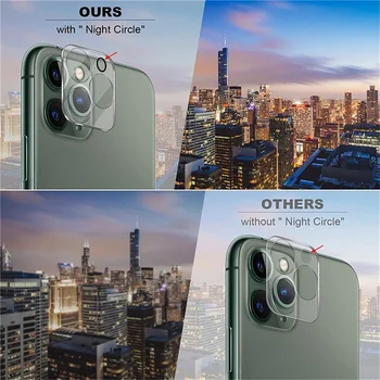 100шт филм на камерата за iPhone 12 Pro Max 12Mini пълно покритие от закалено стъкло на обектива на камерата протектор на екрана, за да i12 11 Pro Max Glass