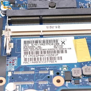 NOKOTION 636944-001 за HP Pavilion DM4 DM4-2000 дънна платка на лаптоп HM65 DDR3 с видеокартата пълен тест