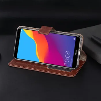 За Huawei Honor 7C Pro Case 5.99 inch Luxury Photo Frame Flip ПУ Leather Case For Huawei Honor 7C Pro LND-L29 Портфейла Cover
