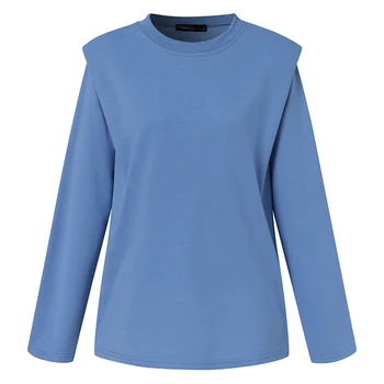 2021 Celmia Модни Дамски Блузи С Дълъг Ръкав Основните Пуловери Есен Ежедневни Свободни Корейски Шик, Стилът Harajuku Топ Плюс Размер