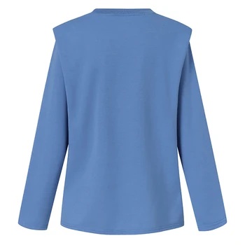2021 Celmia Модни Дамски Блузи С Дълъг Ръкав Основните Пуловери Есен Ежедневни Свободни Корейски Шик, Стилът Harajuku Топ Плюс Размер