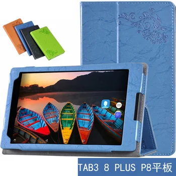 Луксозен Том на щанда на мода печат изкуствена кожа ръкав чанта от кожа калъф за Носене за Lenovo Tab3 8 Plus & P8 TB-8703 TB-8703N Tablet