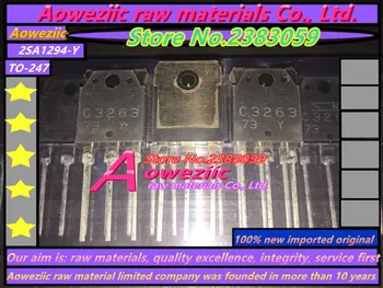 Aoweziic  чисто нов внесен оригинала 2sa1294-Y 2sc3263-Y 2SA1294 2SC3263 a1294 C3263 TO-247 усилвател на звукова мощност