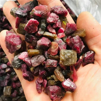 100 г натурален цвят турмали камъни и минерали рейки исцеляющий Crystal непреработена проба скъпоценен камък и за направата на бижута